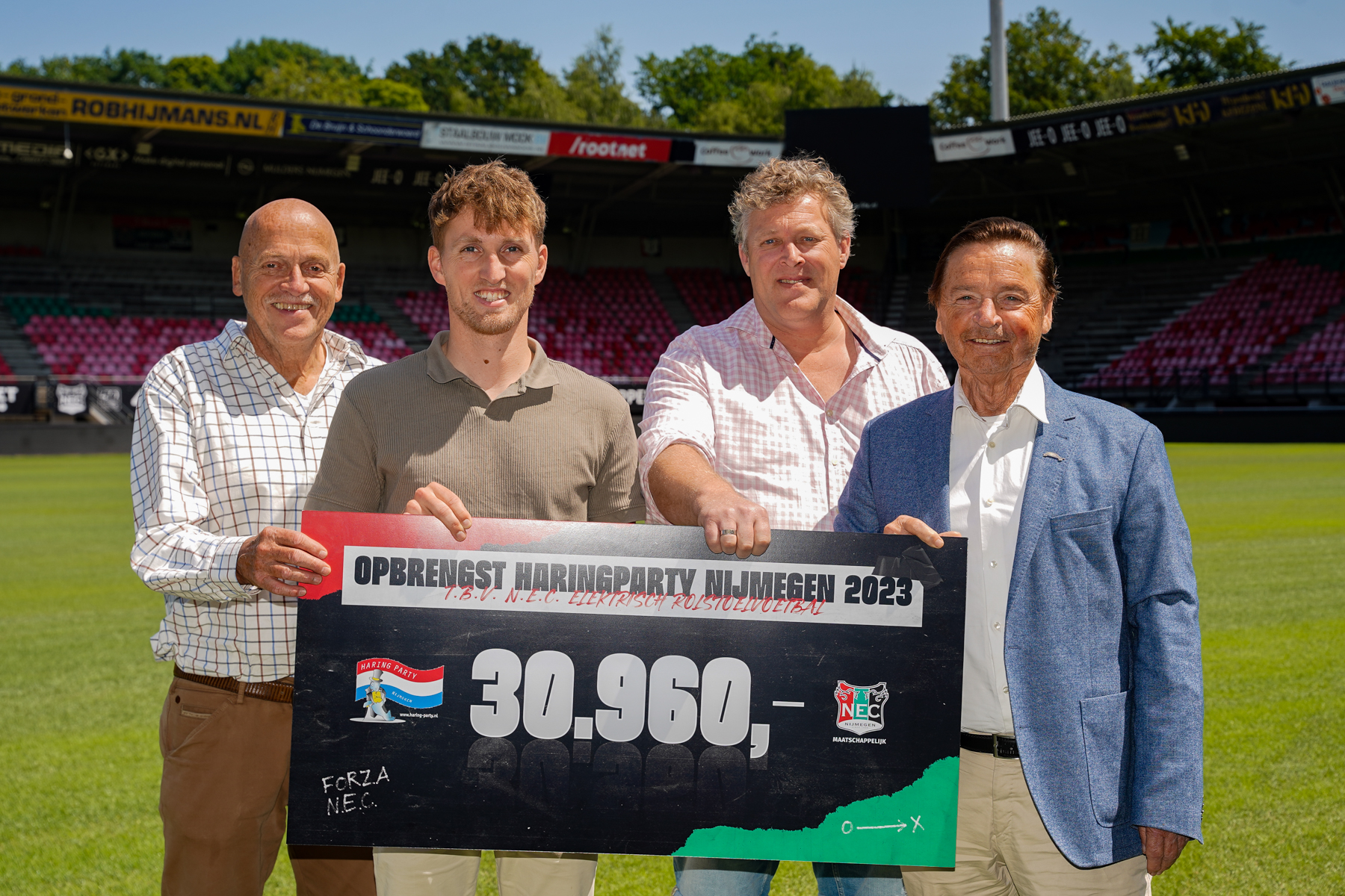   Nijmeegse HaringParty 2023 brengt ruim € 30.000,- op voor N.E.C. Maatschappelijk!
